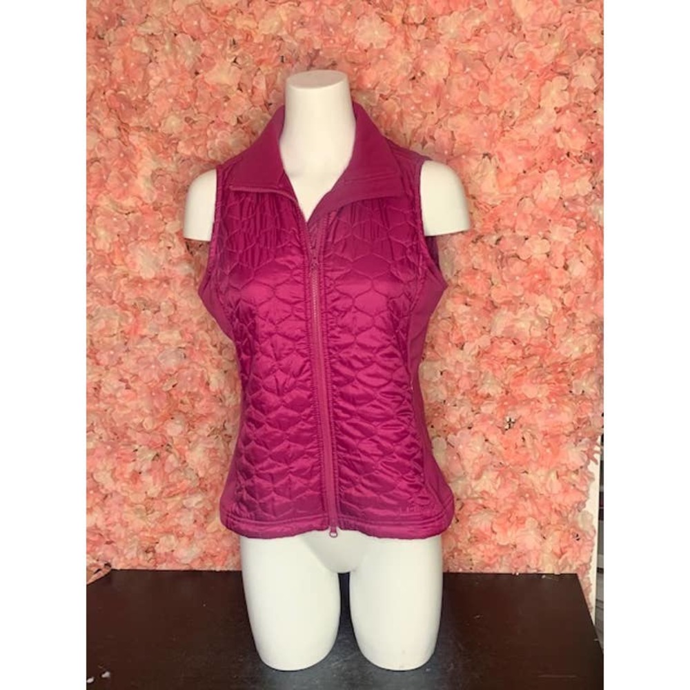 LL Bean Purple Pink Small Puffer Vest